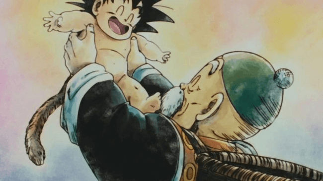 Dragon Ball - Goku e Vovô Gohan